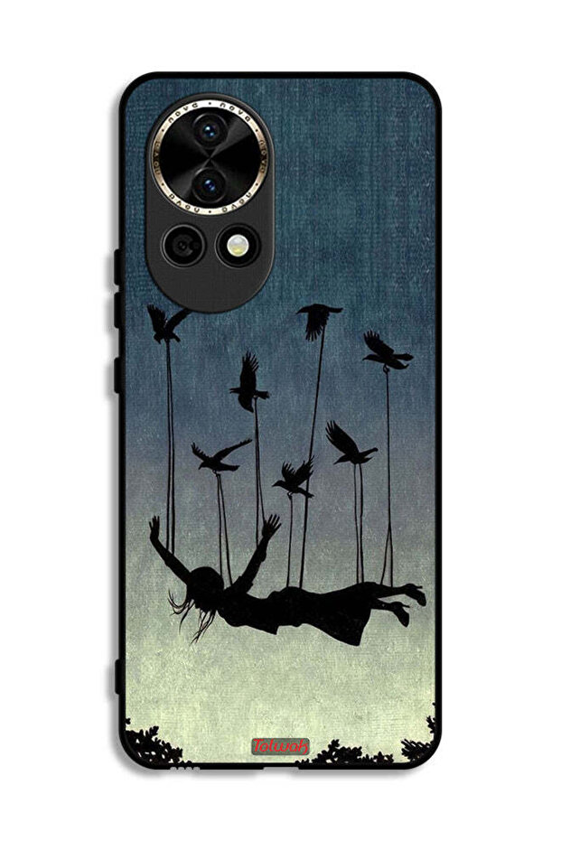 Huawei nova 12 5G Protective Case Cover Birds Holding Fallen Girl