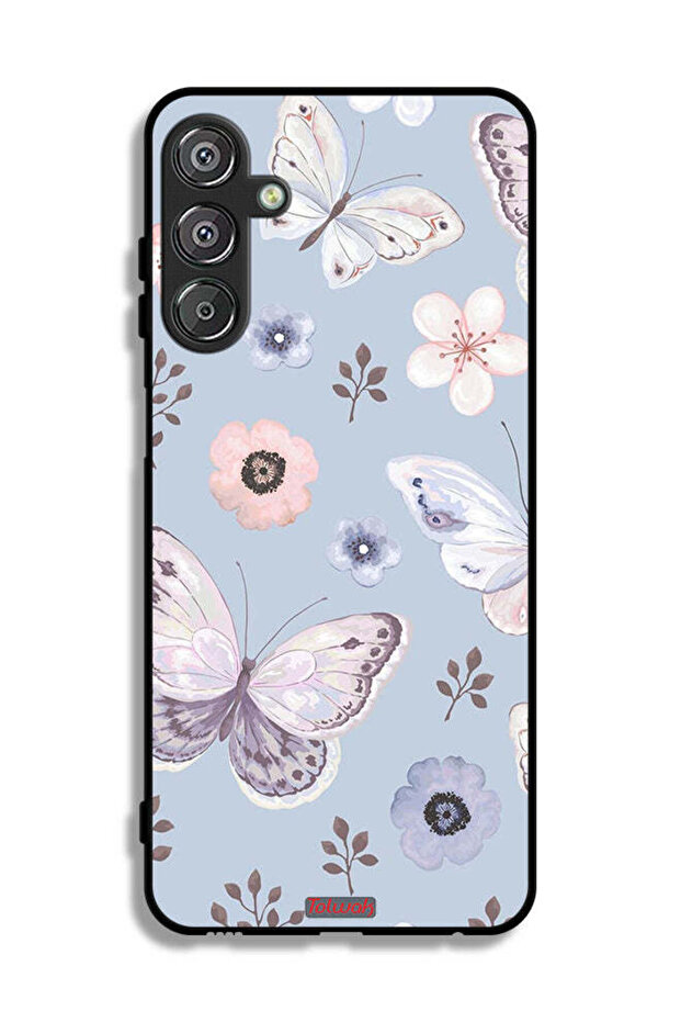 Samsung Galaxy F15 5G Protective Case Cover Butterflies And Flowers