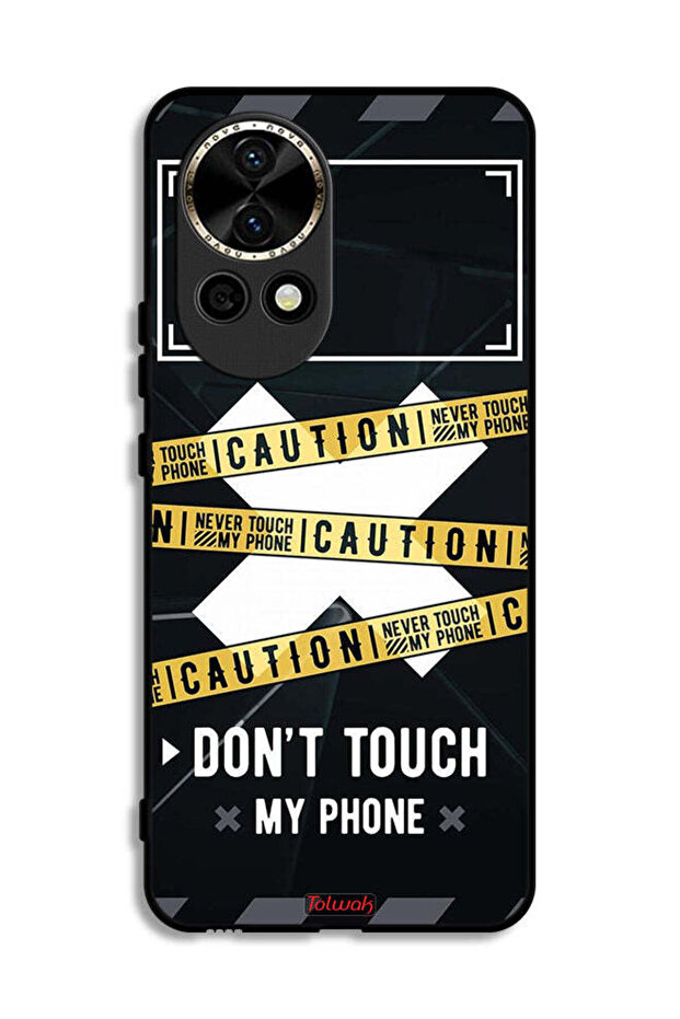 Huawei nova 12 5G Protective Case Cover Caution Never Touch My Phone