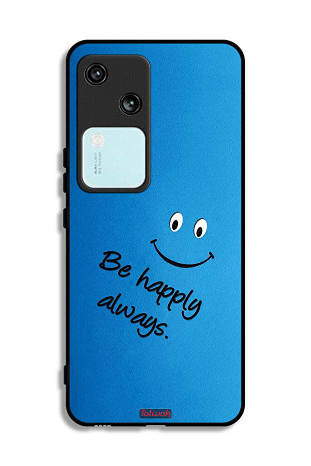 Vivo V30 5G Protective Case Cover Be Happy Always