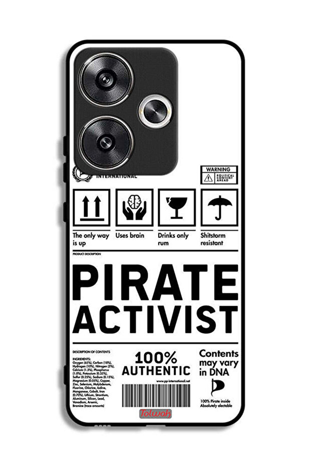 Xiaomi Poco F6 5G Protective Case Cover Private Activist Sticker