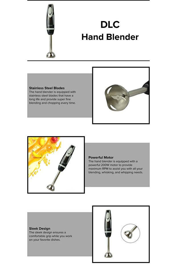 Hand Blender 200W - 3