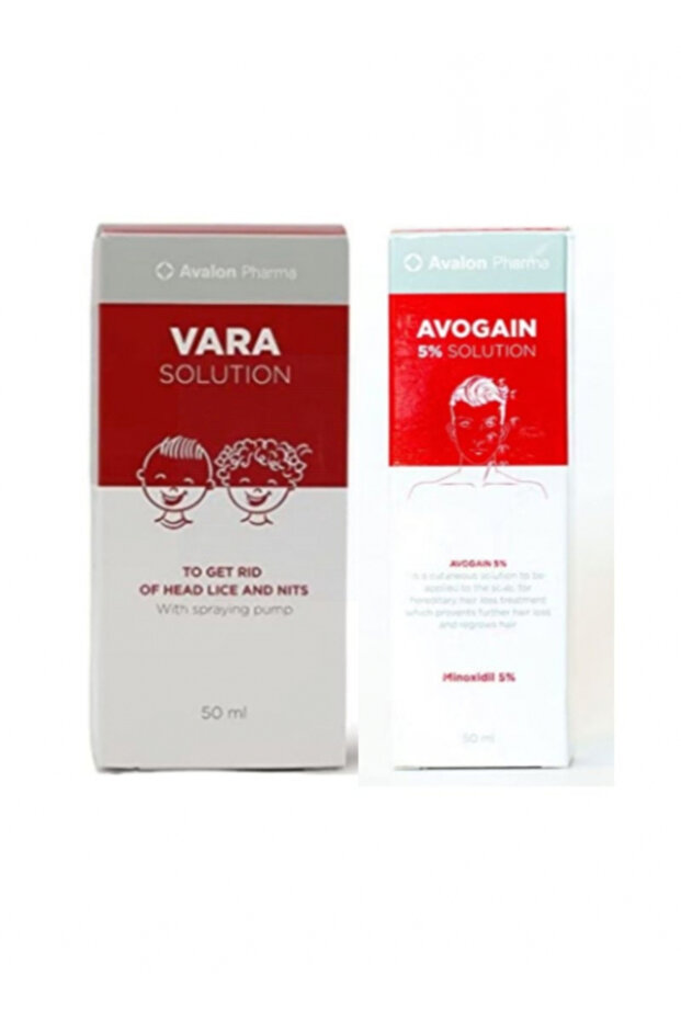 Avogain 5% Spray Solution with Vara Solution to Eliminate Lice - 50Ml