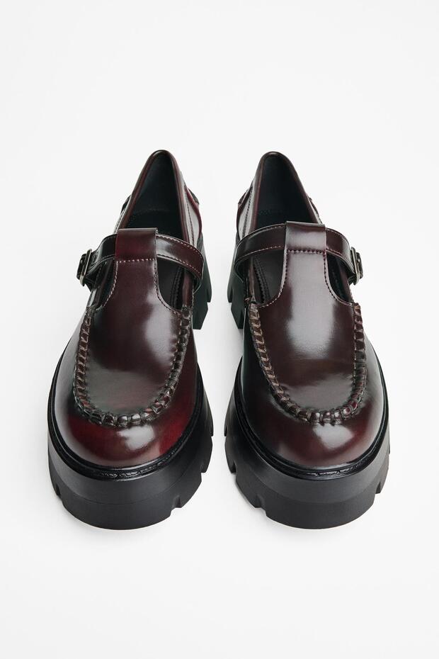 Kalın Tabanlı Şeritli Makosen - 6