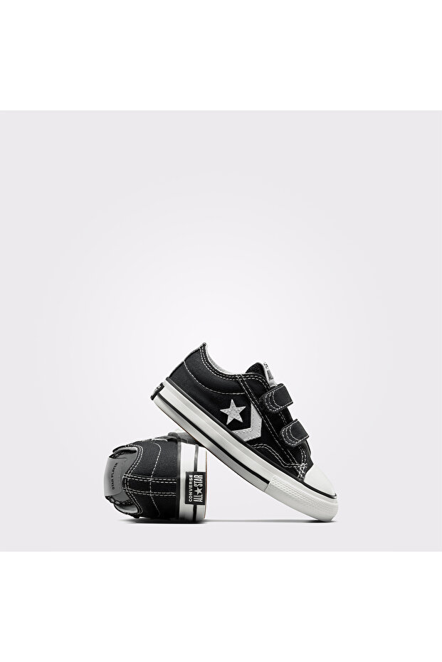 Star Player 76 Easy-On Bebek Siyah Sneaker - 4