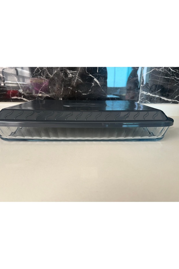 Luxury Patterned Plastic Rectangular Pyrex Cover - 5