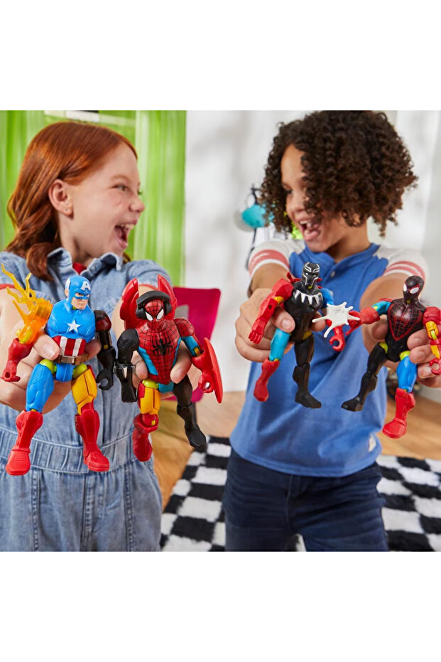 SPIDER-MAN MIXMASHERS DELUXE FİGÜR IRON SPIDER - 5