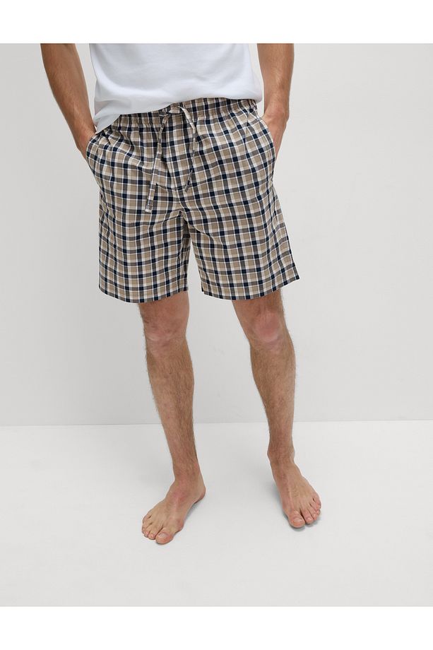 2'li Saf Pamuklu Pijama Şortu - 2