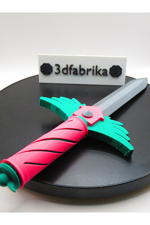 Squid Game Temalı Renkli Hançer - 1