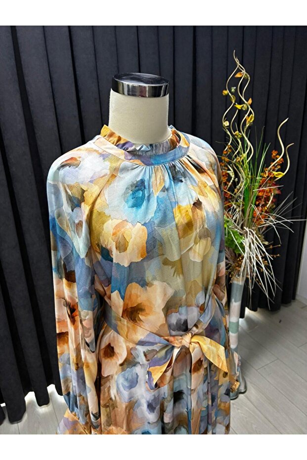 08-1683 Camel Elbise - 2