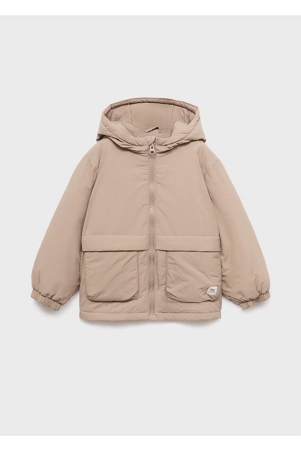 Kapüşonlu kapitone anorak - 1