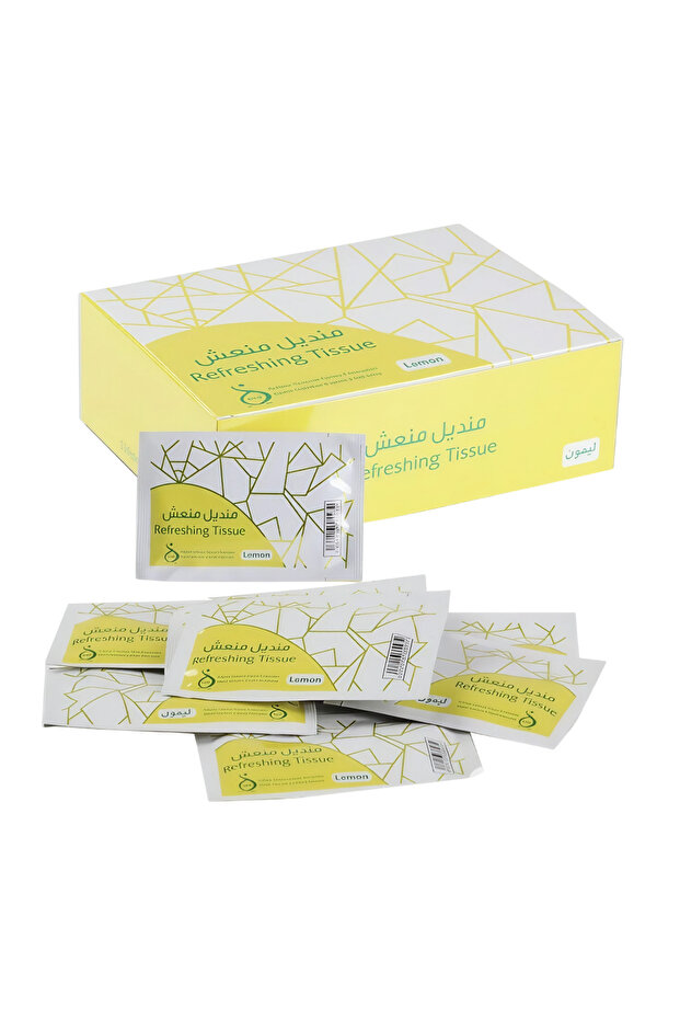 منديل منعشة بريحة الليمون كرتون 1000 حبة - 2