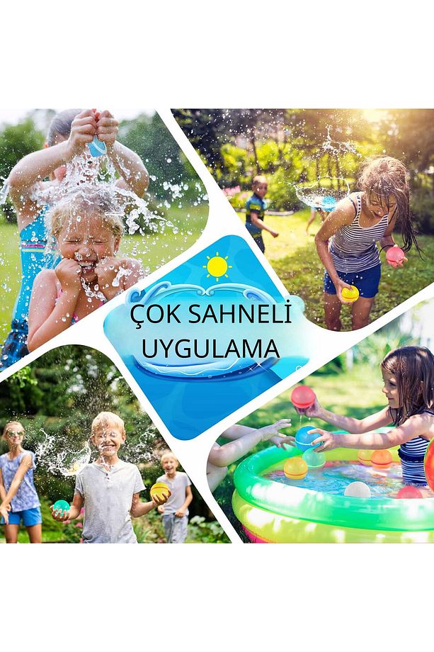 Manyetik Mühürlü Yeniden Kullanılabilir Doldurulabilir Su Balonları - 8