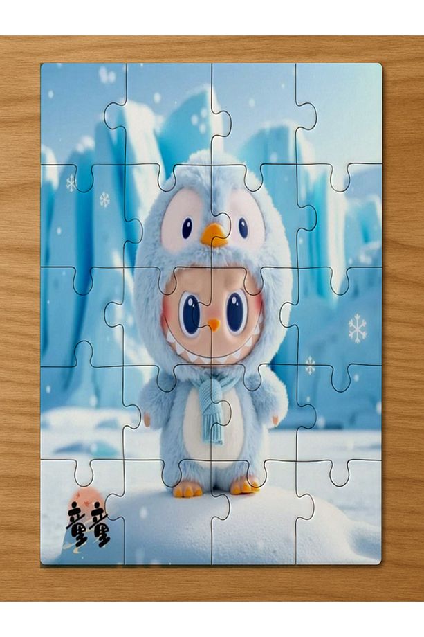 Labubu kız çocuklar için yapboz ve puzzle - 4