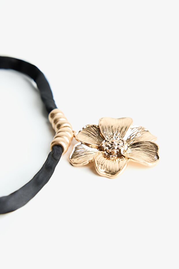 Çiçek uçlu kolye - 3