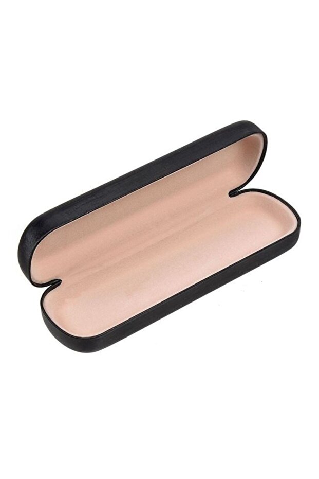 Rectangular Black Case for Reading Glasses - 1