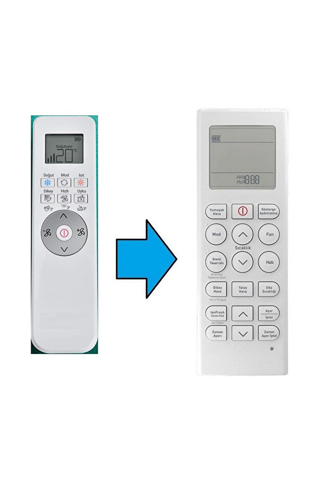 Kion Klima Kumandası-Resimde Sağdaki Gönderilir - 1