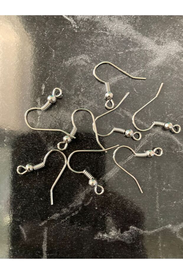 Authentic Earring Hook Silver 8 Pcs - 1