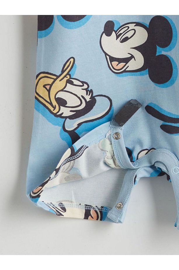 LCW baby Mickey Mouse Baskılı Erkek Bebek Tulum 2'li - 6