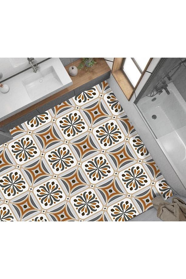 Kendinden Yapışkanlı Mutfak Banyo Zemin Mermer Mobilya Fayans Yapışkanlı Folyo Kaplama 60cm X 100cm - 2