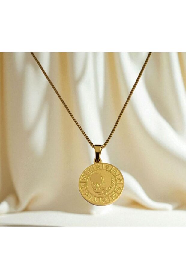 Women's Steel Zodiac Sign Necklace