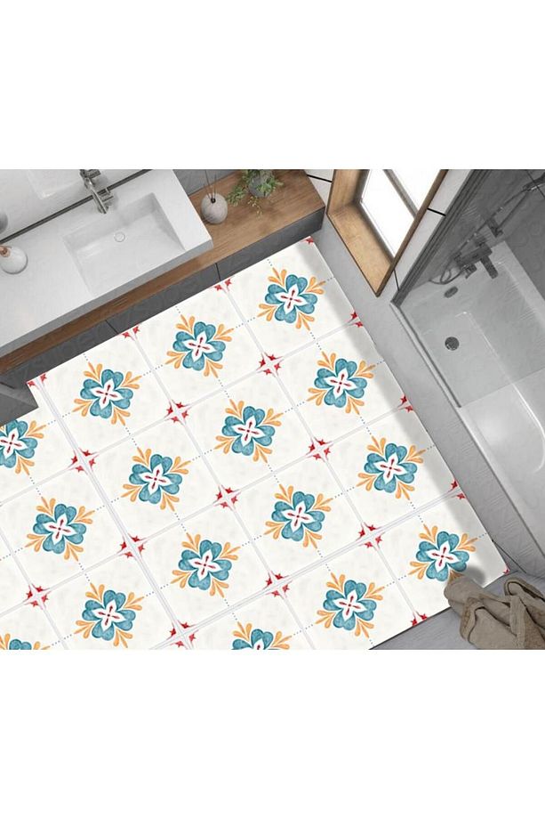 Kendinden Yapışkanlı Mutfak Banyo Zemin Mermer Mobilya Fayans Yapışkanlı Folyo Kaplama 60cm X 100cm - 2