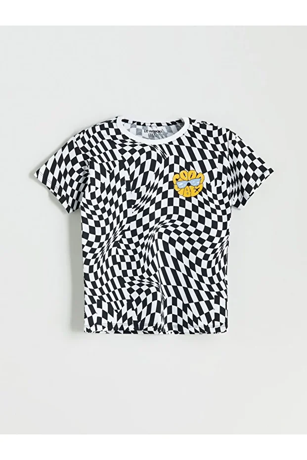 LCW Kids Bisiklet Yaka Erkek Çocuk Şortlu Pijama Takımı - 2