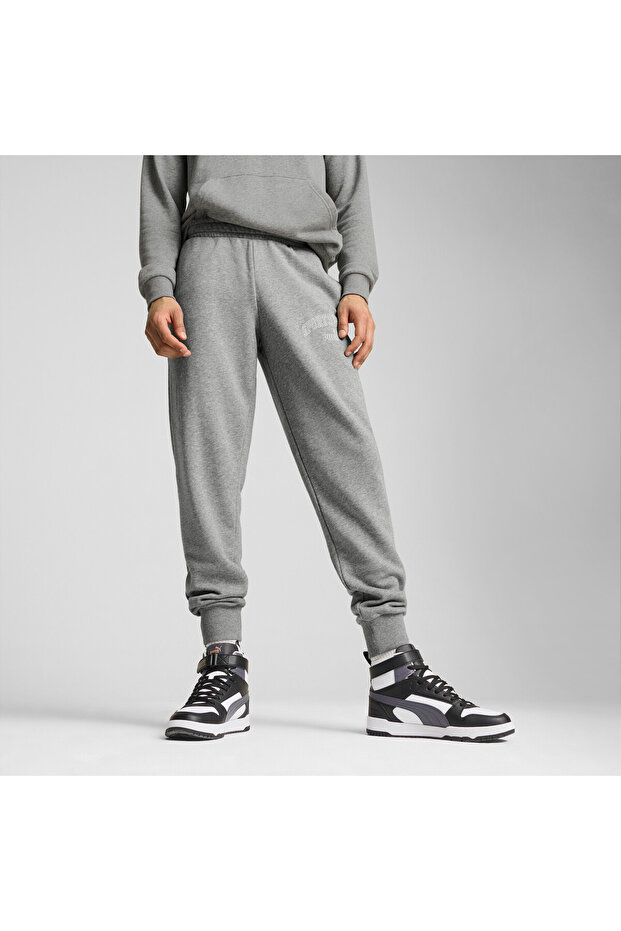 Mens ESS+ LOGO LAB Sweatpants - Gray