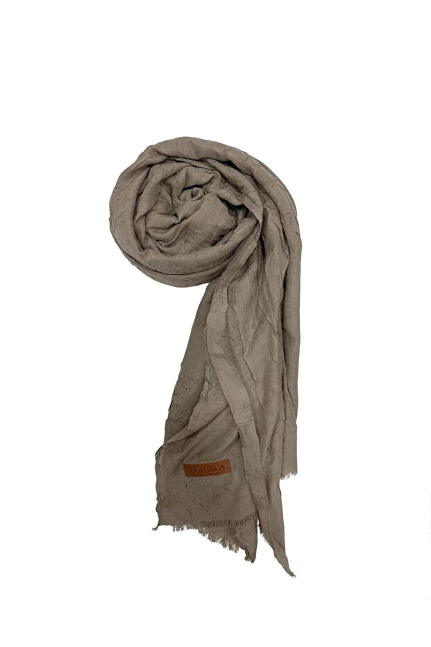 Bambu Şal - Soft Vizon - 1