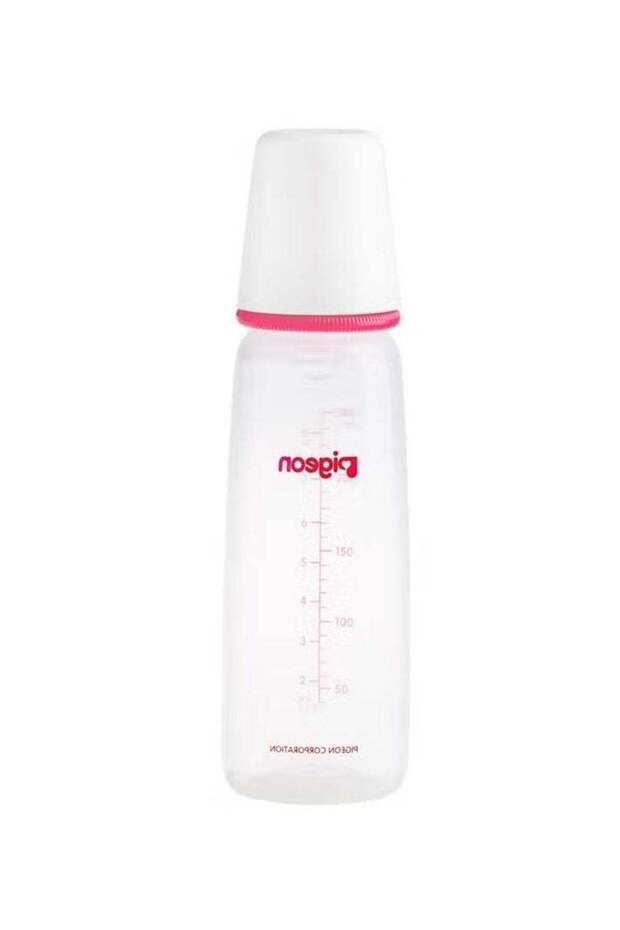 Slim Neck Plastic Bottle, White Cap, Ultra Soft, Anti Colic, BPA And BPS Free