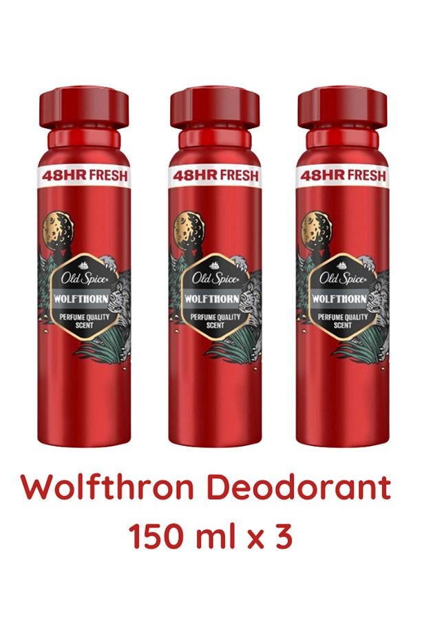 Wolfthorn Erkekler Için Vücut Sprey Deodorant 150 Ml 3 Adet - 2