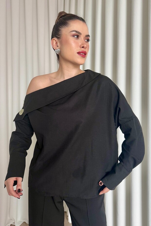 Tek Omuz Gömlek - 1