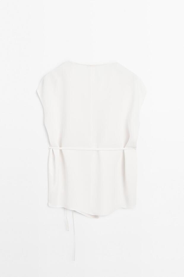 Degaje yaka krepe top - 8