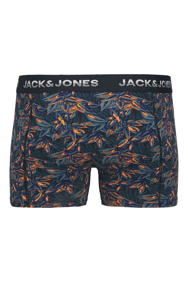 J&J JACMAXWELL Erkek 3'lü Renkli Logolu Lacivert Yeşil Boxer Paketi - 7
