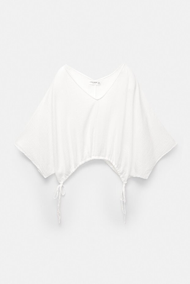 Ayarlanabilir rustik bluz - 6