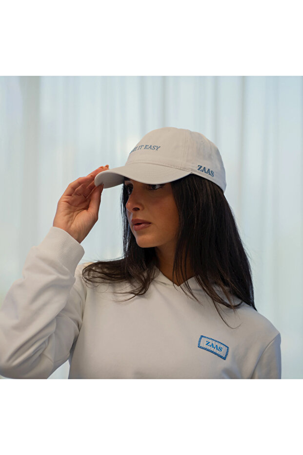 Classic White Twill Baseball Cap
