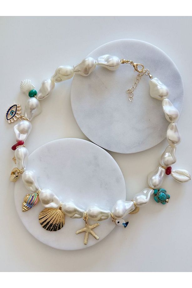CHARM CHARM İNCİ KOLYE - 2