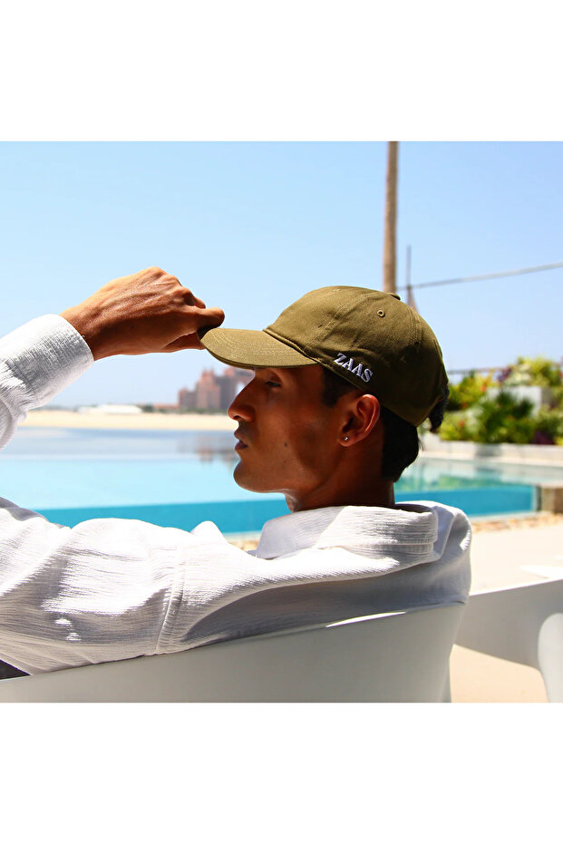 Classic Olive Green Twill Baseball Cap