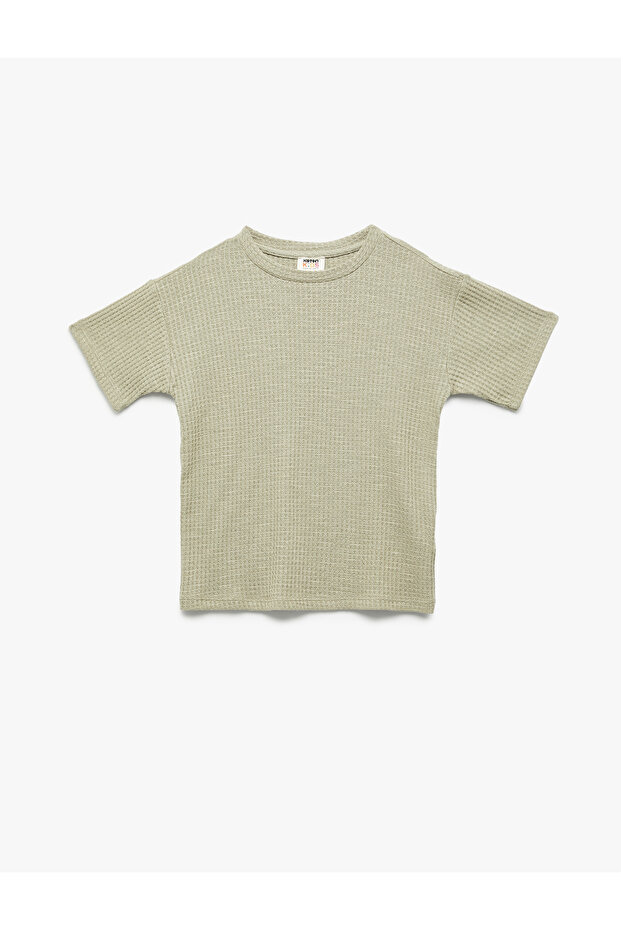 Short Sleeve Crew Neck Cotton Oversize T-Shirt