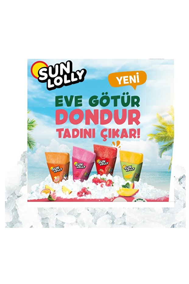 Çilek Aromalı Su Buzu 8x60 ml - 3