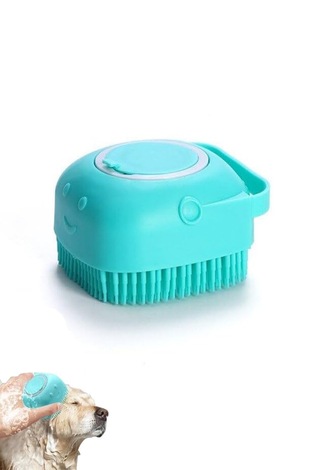 Shampoo Bowl Brush Pet Dog Washing Apparatus Relaxing Hair Collection Comb Cat Brush