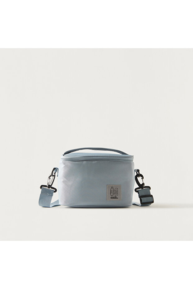 حقيبة غداء متينة بحزام قابل للتعديل وسحاب للإغلاق - 1