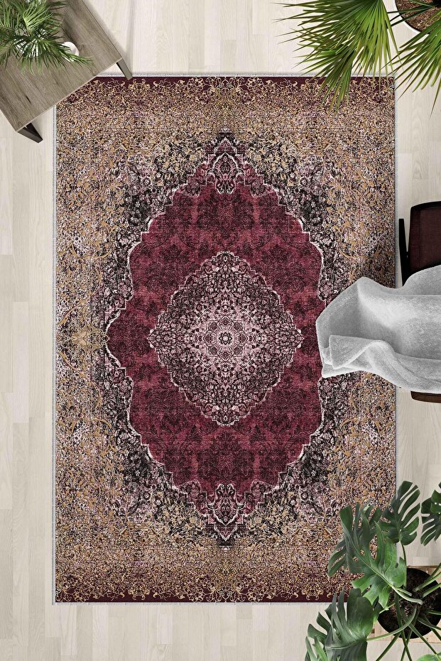 Non-Slip Base Washable Carpet – Modern Digital Printing Carpet for Kitchen, Living Room, Bedroom (Slnhali28