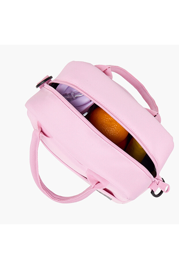 حقيبة غداء متينة بمقبض مزدوج وسحاب للإغلاق - 5