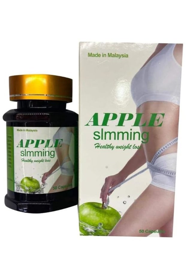 Green apple slimming capsules to enhance metabolism and slim the waist, 50 capsules