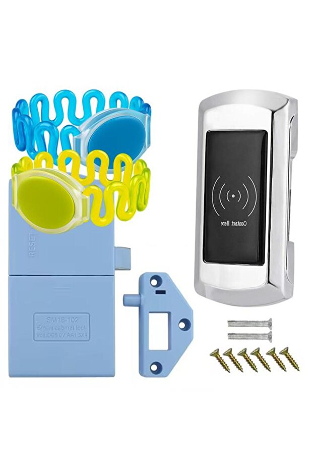 PM-26727 قفل خزانة درج رقمي RFID بسرعة 125 كيلو هرتز (عبوة من قطعتين)
