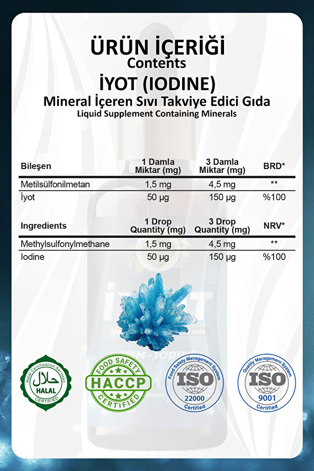 Msm Iyot (MSM IODİNE) 50 Ml. - 2