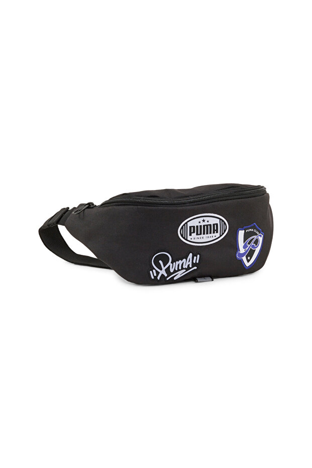 1L Patch Waist Bag - Black