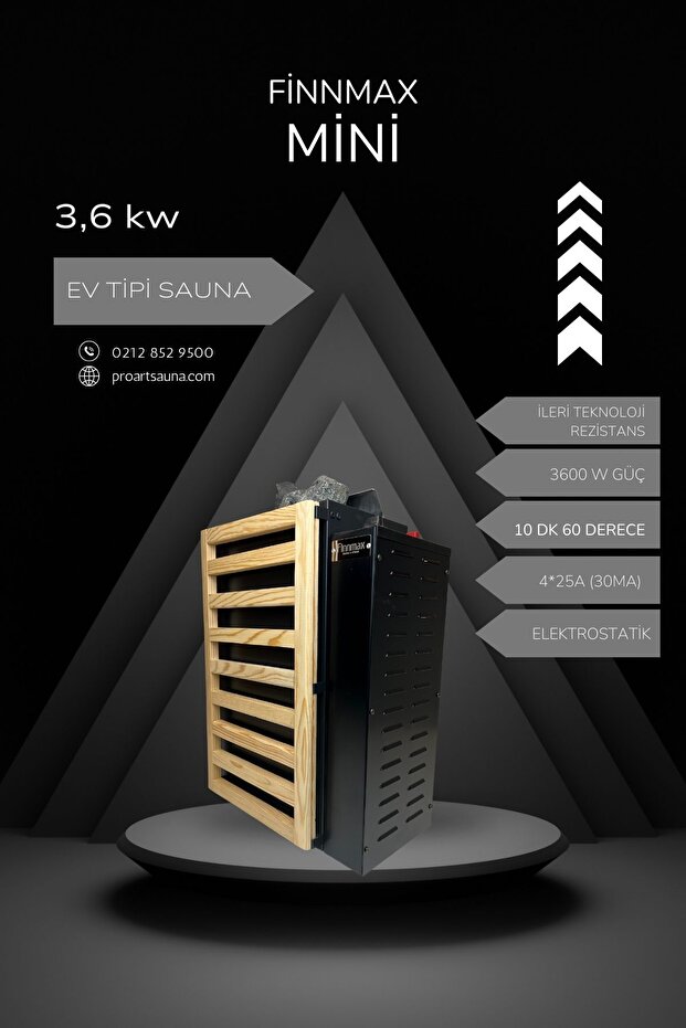 3,6KW MİNİ - FİNNMAX SAUNA SOBASI - 2