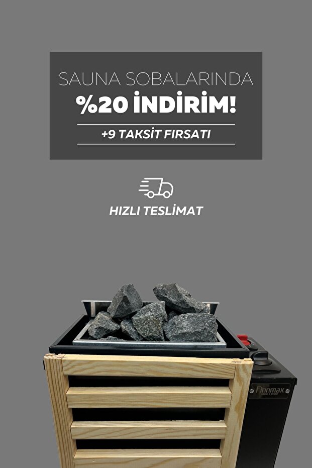 3,6KW MİNİ - FİNNMAX SAUNA SOBASI - 3